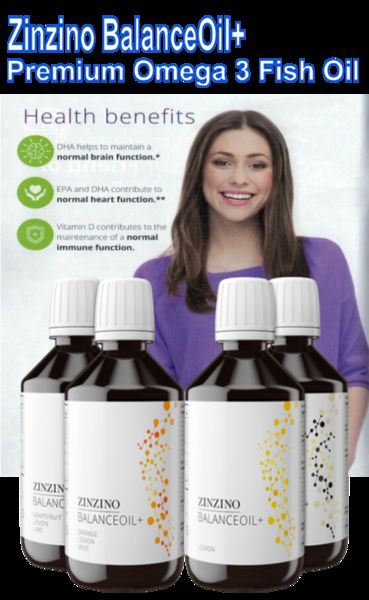 ZinZinO BalanceOil+ Omega Fish Oil